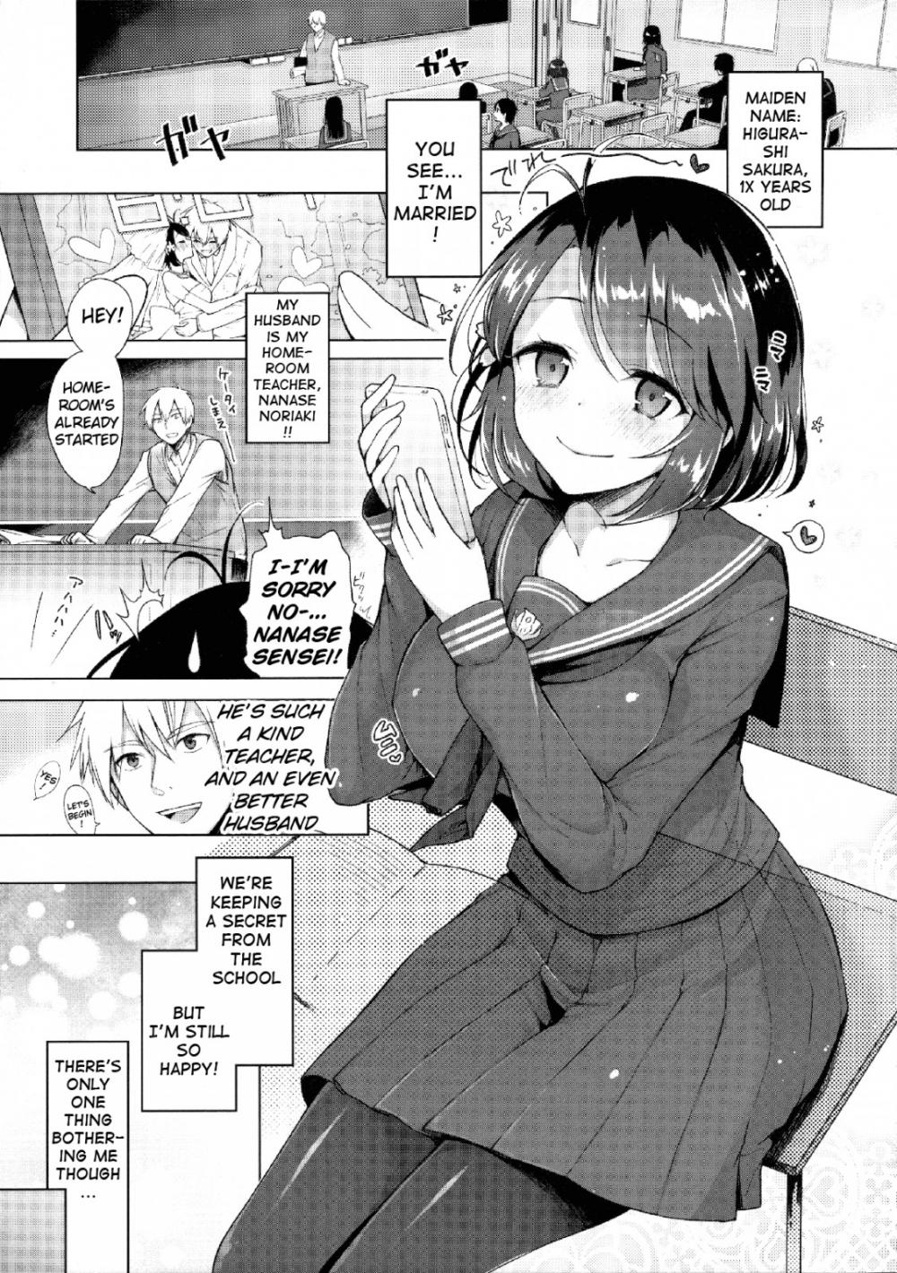 Hentai Manga Comic-Schoolgirl Wife Sakura's Extracurricular Lesson-Read-4